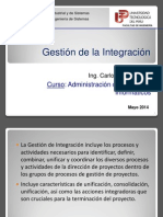 Clase API04 La Gestion de Integracion 2014