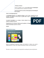 Glosario Terminológico (Glossary of Terms) : Erm Portal Home