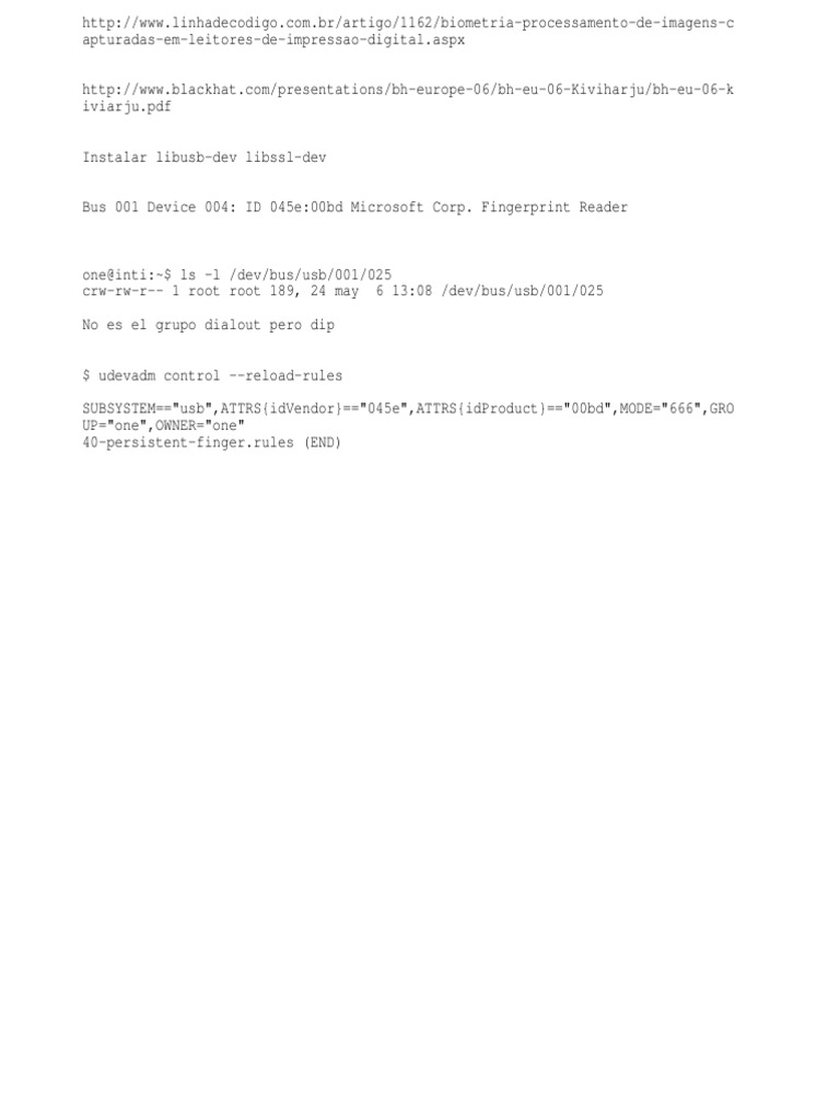 Proceso de Instalacion | PDF | USB | Protocolos de capa física