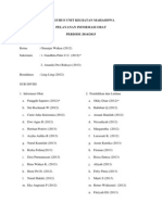 Struktur Organisasi Ukm Pio Periode 2014