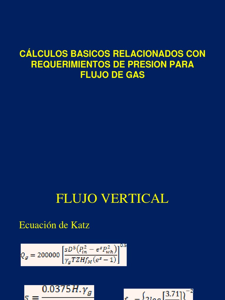 Cálculo de TPR en Flujo de Gas | PDF