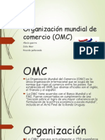 Organización Mundial de Comercio (OMC)