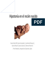 Hipotonía neonatal: causas y clasificación