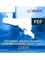 Sistema Arancelario Centroamericano 2009