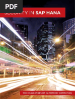 Security in SAP HANA