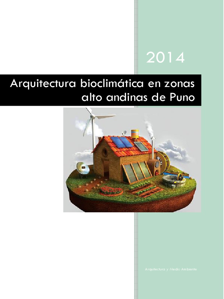 Arquitectura Bioclimática en Puno | PDF | Energía solar | Clima
