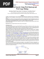 Customized Search: Using Web Mash-Up and Web Usage Mining: IPASJ International Journal of Computer Science (IIJCS)