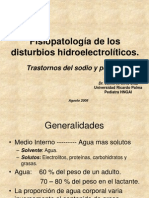 Fisiopatología de Los Disturbios Hidroelectrolíticos y Manejo de La Deshidratación