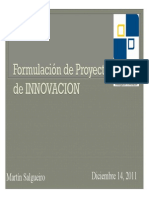 Formulacion de Proyectos de Innovacion