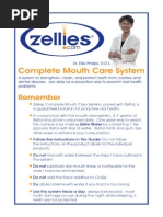 Dr. Ellie's Complete Mouth Care System | PDF | Dentistry | Oral Hygiene