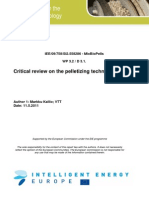 Biomass Pelletising Critical Analysis