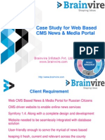 Case Study for Web Based CMS News & Media Portal