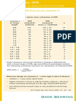 Pocket Card Cystatin c