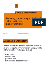 Derivative Module 2 September 2011