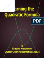 How to Learn the Quadratic Formula