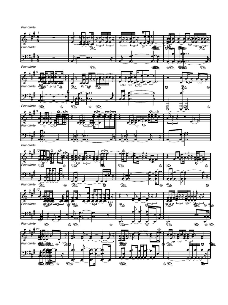 Come tu mi vuoi Piano