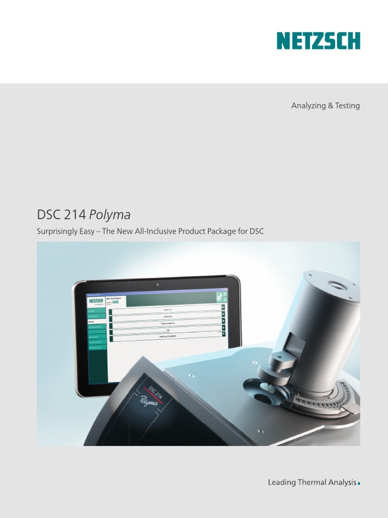 DSC 214 Polyma - Differential Scanning Calorimeter (-170°C To 600°C ...