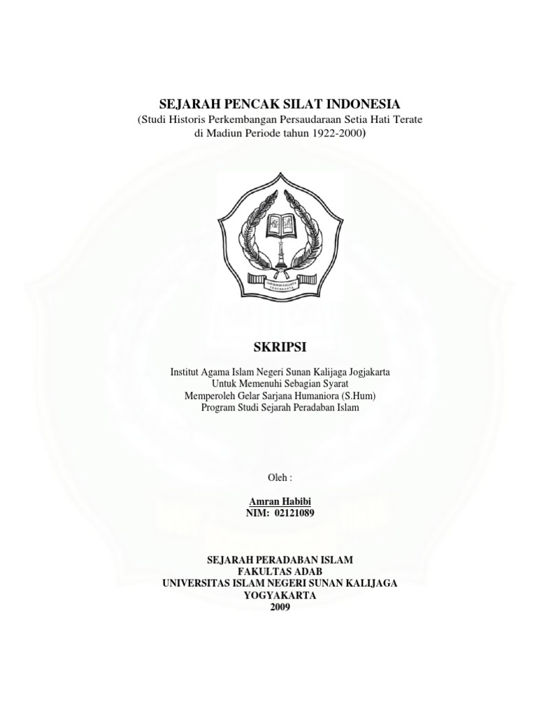 Sejarah Pencak Silat