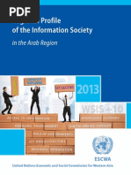 Regional Profile of The Information Society in The Arab Region - 2013