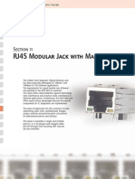 RJ45 Modular Jack With Magnetic Filter: Section 11