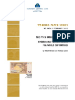 Working Paper Series: The Pitch Rather Than The Pit Investor Inattention During Fifa World Cup Matches