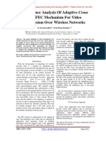 Performance Analysis Of Adaptive Cross Layer FEC Mechanism For Video Transmission Over Wireless Networks