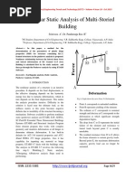 Non-Linear Static Analysis of Multi-Storied Building