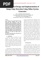 FPGA Based Design and Implementation of Image Edge Detection Using Xilinx System Generator