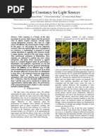 Color Constancy for Light Sources