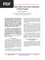Extended Kalman Filter based State Estimation of Wind Turbine