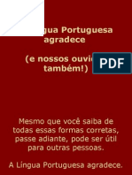 Nossa Língua portuguesa, como utilizá-la melhor