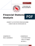 Financial Statement Analysis: Dhruva College of Management