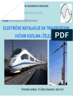 Elektricne Instalacije Na Vucnim Transportnim Vozilima I Zeleznici