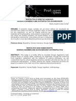 Biopolítica e Direitos Humanos: Giorgio Agamben e Uma Antropolítica Evanescente (Profanações, N. 1., v. 1., 2014)