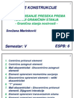 Predavanje 4-Dimenzionisanje Preseka Prema Teoriji Granicnih Stanja 1