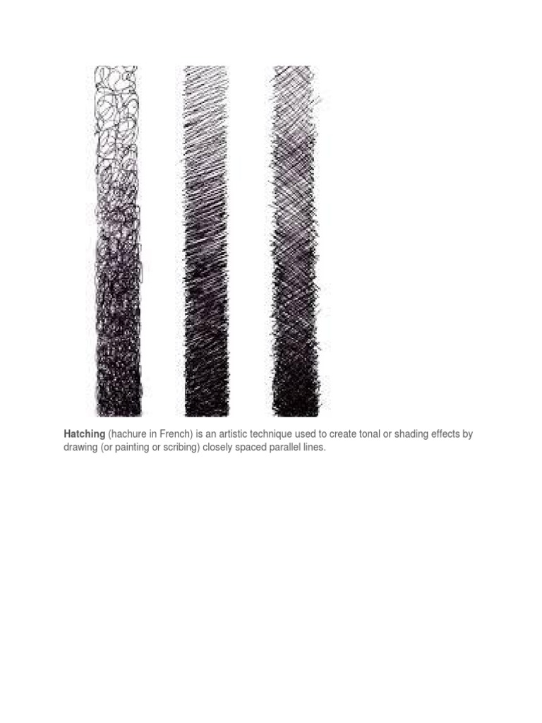 Hatching: Art Shading Technique | PDF