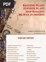 Bagging Plant Zypmite Plant Mop Bagging Rilway In-Motion: Bimbit Kumar Pattanaik