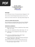 Download David Brat CV - 2012 by zerohedge SN229167612 doc pdf