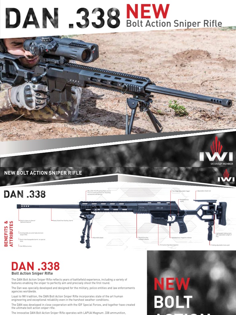 DAN .338 Bolt Action Sniper Rifle | PDF