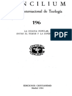 La Iglesia de los pobres entre el temor y la esperanza