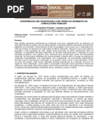 Experiências Em Construção Com Terra Na Agricultura Familiar