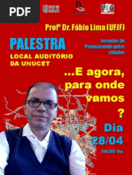 Cartaz Palestra Fabio