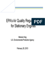 EPA's Stationary Engine Regulations - 2013-02