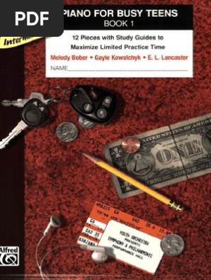 Piano For Busy Teens Book 1 Ragtime Musical Compositions