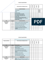 Calculus Capcity Matrix Second Sememster 13 14