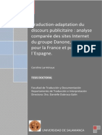 Carmine Larminaux - Traduction-Adaption Du Discours Publicitaire