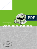 Vehicle Noise: Managing