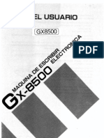 Manual Typewiter GX8500
