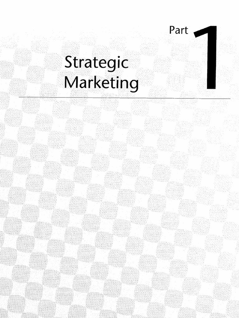Part 1 | PDF | Strategic Management | Marketing Strategy