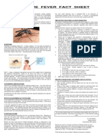 Dengue Fever Fact Sheet